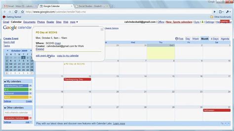 Google Calendar Tutorial 1 Basics YouTube