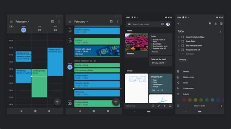Google Calendar and Keep Get Dark Mode on Android