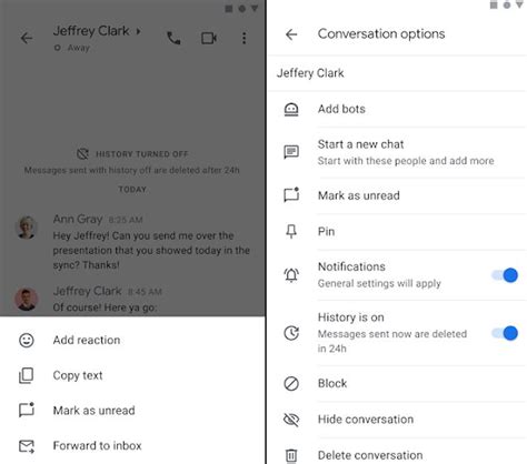 Google Chat Enables Marking Messages and Spaces as Unread
