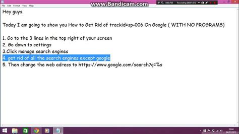 Google Chrome: How to Get Rid of trackid=sp-006 error.