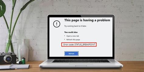 Google Chrome - Status_Breakpoint Error : r/techsupport