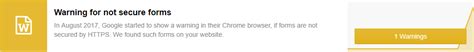 Google Chrome will show HTTP forms as not secure SISTRIX