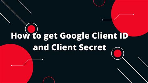 Google Client ID og Client Secret YouTube