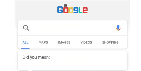 Google Did You Mean Generator