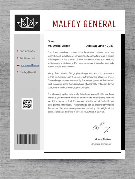 Google Doc Letterhead Template Addictionary