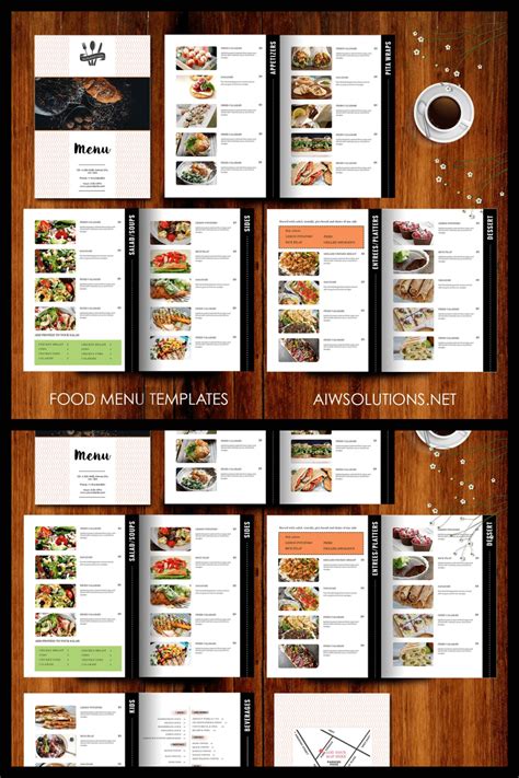 Google Doc Restaurant Menu Template