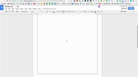 Google Docs Border Template How to Add Page Border YouTube