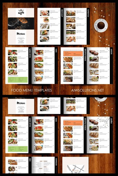 Google Docs Menu Template