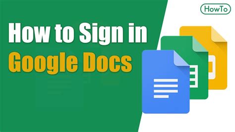 Google Docs Student Sign In