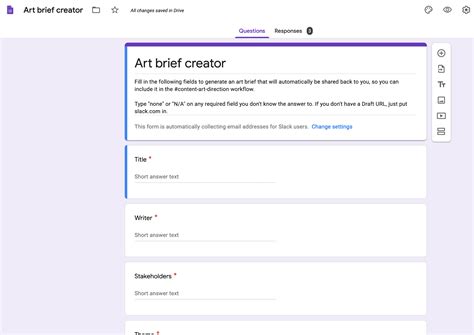 Google Form Sample