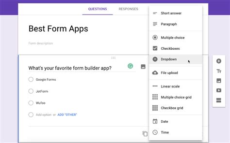 Google Forms: Online Form Builder for Business