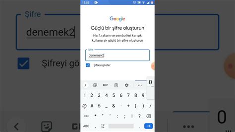 Google Hesabı PIN