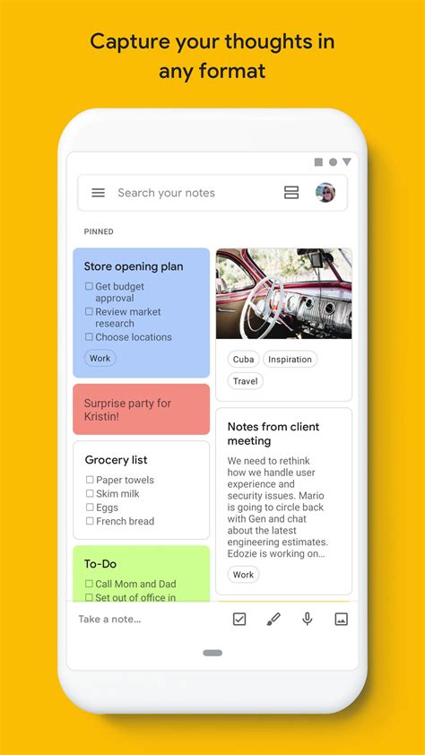 Google Keep - Notes and Lists APK for Android Download …