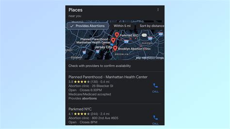 Google Maps and Search get clearer labels for abortion providers Tom s Guide
