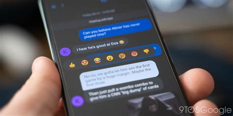 Google Messages May Convert iMessage Reactions to Emoji