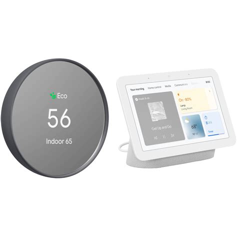 Google Nest Thermostat Charcoal