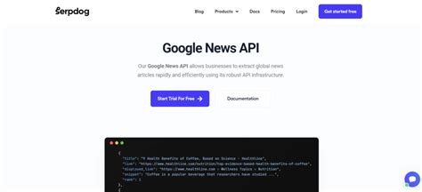 Google News API - Serpdog