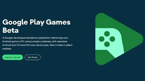 Google Play Game Beta Application