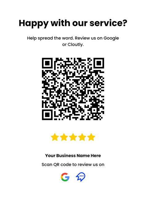 Google Review Qr Code Template