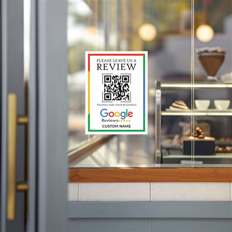 Google Reviews Custom QR Code Stickers Imaginative Solutions