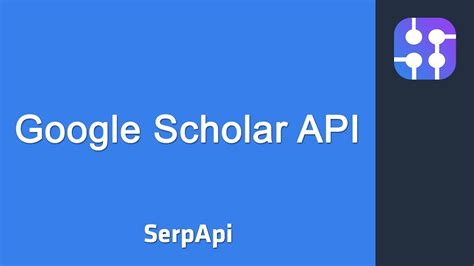 Google Scholar API overview - Scrape Google …