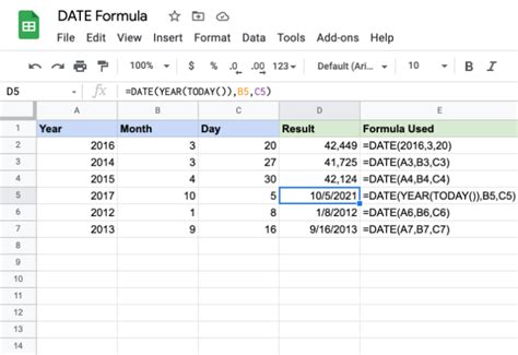 Google Sheet Date & Time Functions that convert YouTube