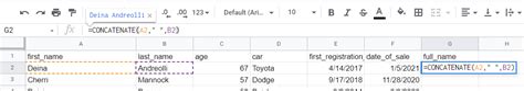 Google Sheets Concatenate Function Usage Coupler.io Blog