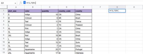 Google Sheets How to Filter with Multiple Conditions