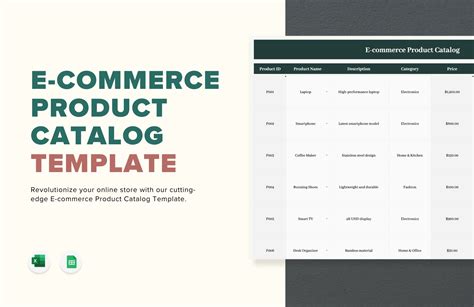 Google Sheets Live Cms E Commerce Catalog