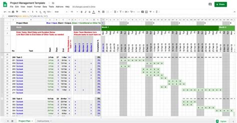 Google Sheets Project Management Benefits Templates Limitations Clickup Blog