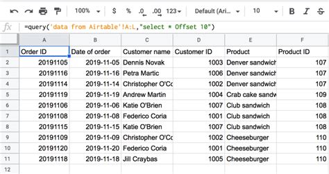 Google Sheets Query Function Tutorial Select Where Like And Or Hot
