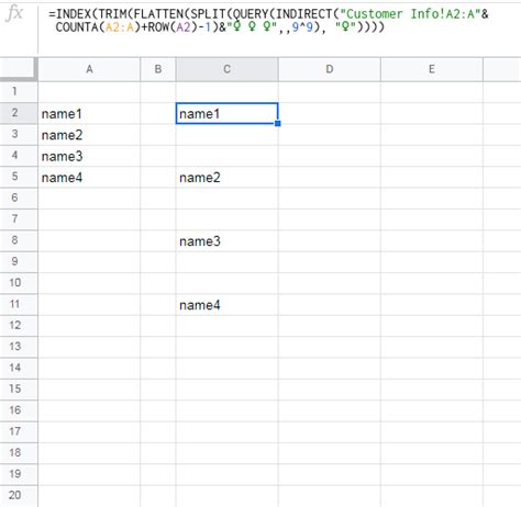 Google Sheets referencing another sheet every nth row Stack Overflow