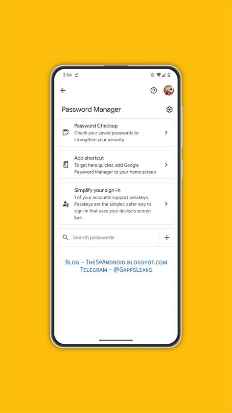 Google Simplifies Password Manager