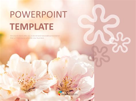 Google Slides Download Free Colorful Spring Flowers