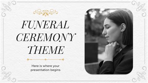 Google Slides Funeral Template