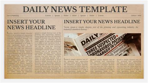 Google Slides News Template