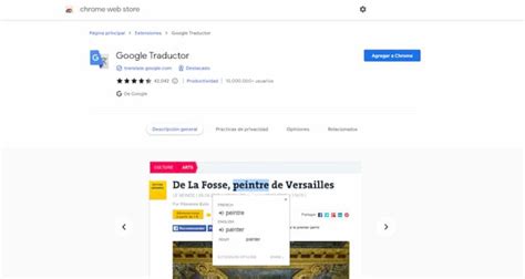 Google Traductor - Chrome Web Store