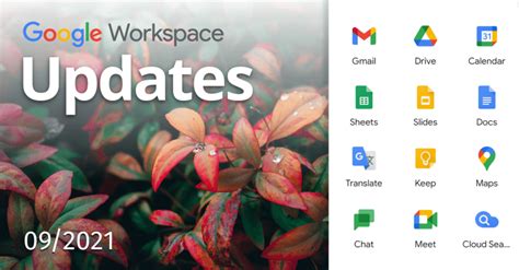 Google Workspace Updates: September 2021