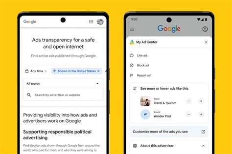 Google ad transparency. Ads Transparency Center. Google apps. Main menu 