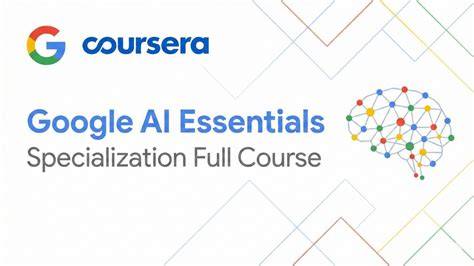 Google ai essentials specialization course.  Data science Specializations and cour...