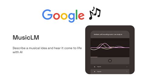 Google ai music. 4 Mar 2024 ... ... Google AI Test Kitchen, a way for users to interact with the Google MusicLM AI model. ... Unlike other AI music tools like Suno, Cassette AI or ... 