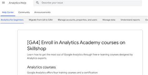 Google analytics academy.  Today, we are introducing a new course in Analytics Academy: ...