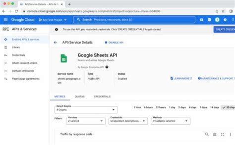 Google apis sheets v4.  Set up OAuth app on Google Sheets API Set up an OAuth applic...