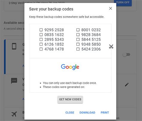 Google authenticator backup codes.  You set it up once, configure your trusted locations, ge...