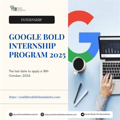 Google bold internship.  The Google BOLD Internship program allows you ...