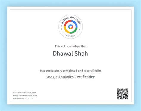 Google certification free courses.  Through the program I signed up for Data An...