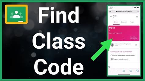 Google classroom codes free.  Find out where to get the class code from your teacher, how t...