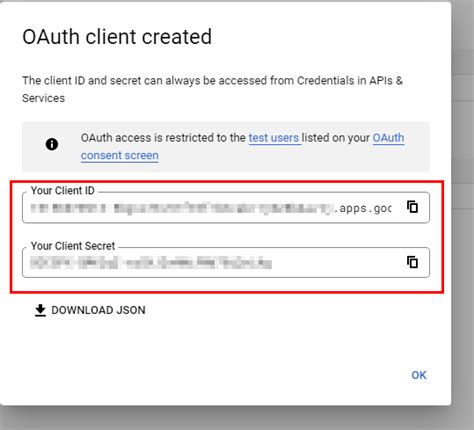 Google client secret.  However, the only one you can automatically generate i...