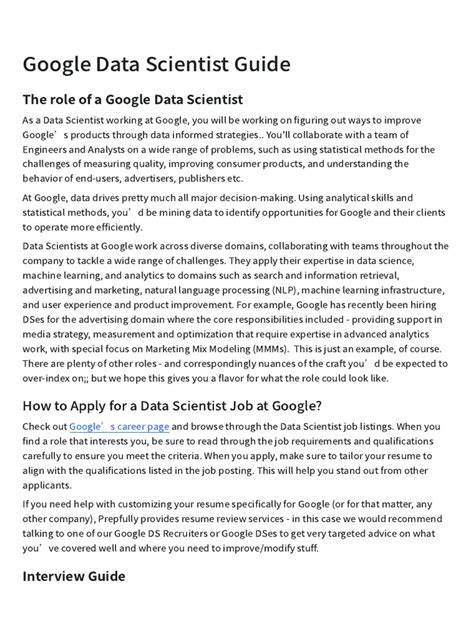 Google data scientist research.  Research and develop analysis, forecast, and...