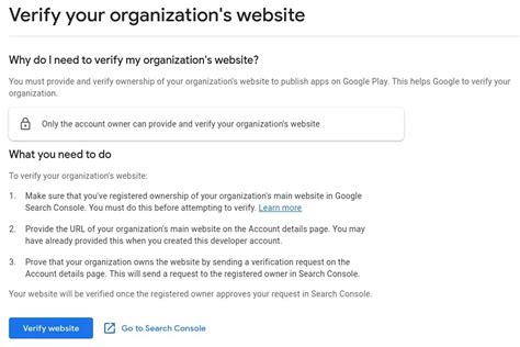 Google developer console verification.  Verify your address.  Verificat...